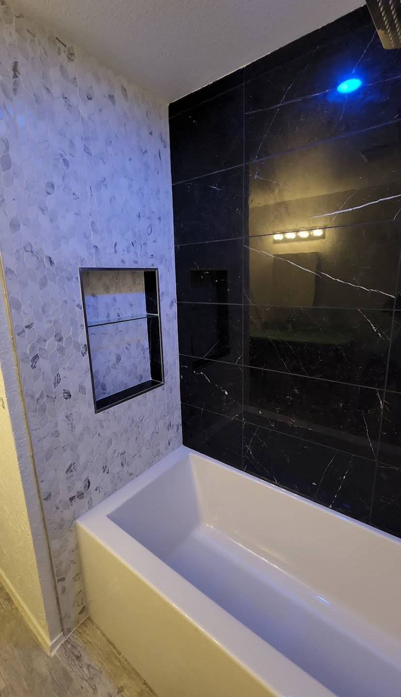 Black Marble Bath